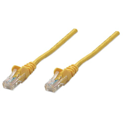 Intellinet RJ-45, M/M, 1m câble de réseau Jaune Cat5e U/UTP (UTP)