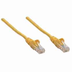 Intellinet RJ-45, M/M, 1m câble de réseau Jaune Cat5e U/UTP (UTP)
