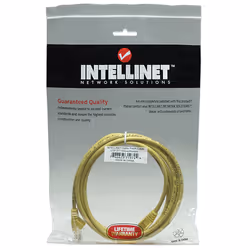 Intellinet Cat5e UTP, 2m câble de réseau Jaune U/UTP (UTP) - Vue supplémentaire 4