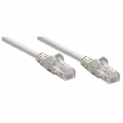 Intellinet 319768 câble de réseau Gris 3 m Cat5e U/UTP (UTP)