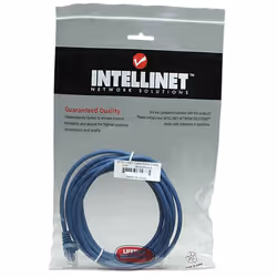 Intellinet 319829 câble de réseau Bleu 5 m Cat5e U/UTP (UTP)
