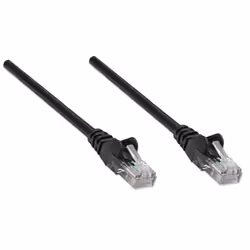 Intellinet 320771 câble de réseau Noir 5 m Cat5e U/UTP (UTP)