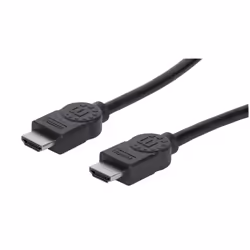 Manhattan 323222, 3 m, HDMI Type A (Standard), HDMI Type A (Standard), Compatibilité 3D, 10,2 Gbit/s, Noir