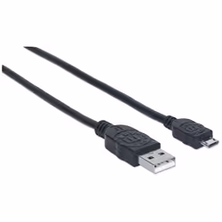 IC Intracom 325677 câble USB 0,5 m USB 2.0 USB A Micro-USB B Noir - Vue supplémentaire 2
