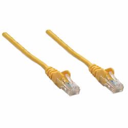 Intellinet RJ-45 M/M, 10m câble de réseau Jaune Cat5e U/UTP (UTP)