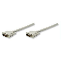 Manhattan 4.5m DVI-D Dual Link câble DVI 4,5 m Gris