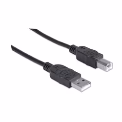 Manhattan 333368 câble USB 1,8 m USB 2.0 USB A USB B Noir