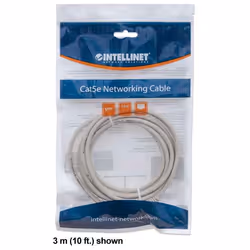 Intellinet 334129 câble de réseau Gris 3 m Cat6 U/UTP (UTP)