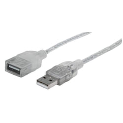 Manhattan 336314 câble USB 1,8 m USB 2.0 USB A Argent