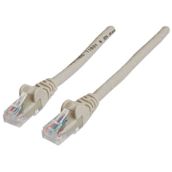 Intellinet RJ-45 M/M, 20m câble de réseau Gris Cat6 U/UTP (UTP)