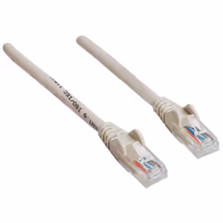Intellinet RJ-45 M/M, 20m câble de réseau Gris Cat6 U/UTP (UTP)