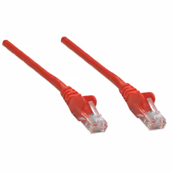 Intellinet RJ-45, 1.5m, Cat5e, UTP câble de réseau Rouge 1,5 m U/UTP (UTP)