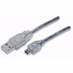 Manhattan 339056, 3 m, USB A, Mâle/Mâle, 480 Mbit/s, Beige