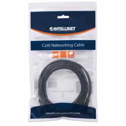 Intellinet 342032 câble de réseau Noir 0,5 m Cat6 U/UTP (UTP)