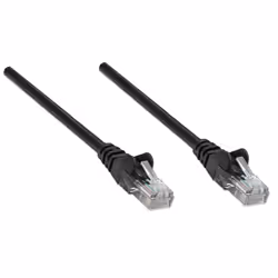 Intellinet 15m Cat6 câble de réseau Noir U/UTP (UTP)