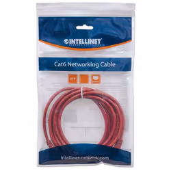 Intellinet 342179 câble de réseau Rouge 3 m Cat6 U/UTP (UTP)