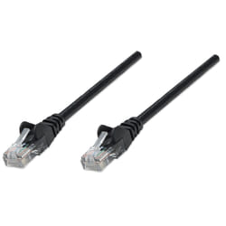 Intellinet 0.3m Cat5e UTP câble de réseau Noir 0,25 m U/UTP (UTP)
