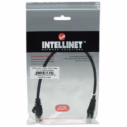 Intellinet 0.3m Cat5e UTP câble de réseau Noir 0,25 m U/UTP (UTP) - Vue supplémentaire 4