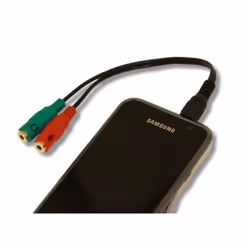 Techly ICOC 11-SB-HP câble audio 0,15 m 3,5mm Noir