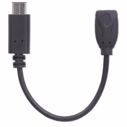 Manhattan 353335 câble USB 0,15 m USB 2.0 Micro-USB B USB C Noir