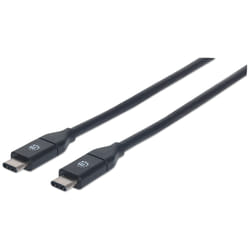 Manhattan 353526 câble USB 1 m USB 3.2 Gen 2 (3.1 Gen 2) USB C Noir