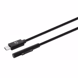 Manhattan 353632, 1,8 m, USB C, Surface Connect, Mâle/Mâle, Noir