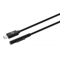 Manhattan 353632 câble USB 1,8 m USB C Surface Connect Noir