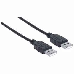 Manhattan 353885 câble USB 0,5 m USB 2.0 USB A Noir