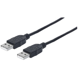Manhattan 353892 câble USB 1 m USB 2.0 USB A Noir