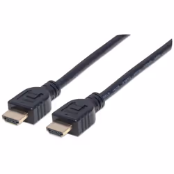 Manhattan 353953, 5 m, HDMI Type A (Standard), HDMI Type A (Standard), Compatibilité 3D, 10,2 Gbit/s, Noir