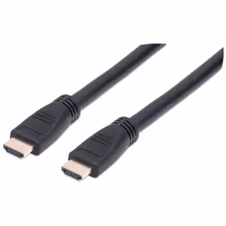 Manhattan 353977, 10 m, HDMI Type A (Standard), HDMI Type A (Standard), Compatibilité 3D, 10,2 Gbit/s, Noir