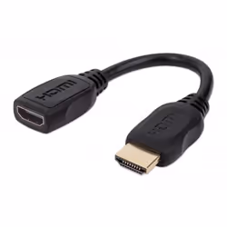 Manhattan 354523, HDMI 19-pin, HDMI 19-pin, 0,2 m, Noir