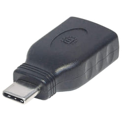 Manhattan 354646 changeur de genre de câble USB C USB A Noir