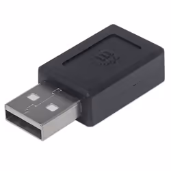 Manhattan 354653, USB A, USB C, Noir