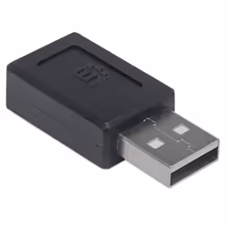 Manhattan 354653 changeur de genre de câble USB A USB C Noir