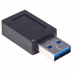 Manhattan 354714 changeur de genre de câble USB-A USB-C Noir