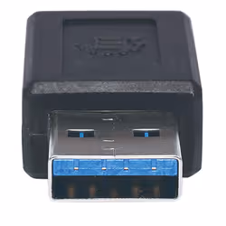 Manhattan 354714 changeur de genre de câble USB-A USB-C Noir