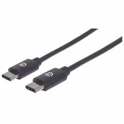 Manhattan 354875, 2 m, USB C, USB C, USB 2.0, 480 Mbit/s, Noir