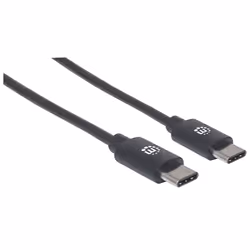 Manhattan 354875 câble USB 2 m USB 2.0 USB C Noir