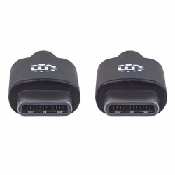 Manhattan 354875 câble USB 2 m USB 2.0 USB C Noir