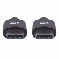 Manhattan 354882 câble USB 3 m USB 2.0 USB C Noir