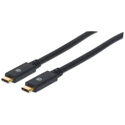 Manhattan 354905 câble USB 2 m USB 3.2 Gen 1 (3.1 Gen 1) USB C Noir
