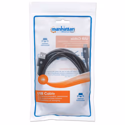 Manhattan 354936 câble USB 3 m USB 2.0 USB C USB A Noir - Vue supplémentaire 5