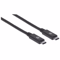 Manhattan 355223 câble USB 1 m USB 3.2 Gen 2 (3.1 Gen 2) USB C Noir