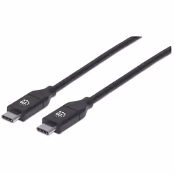 Manhattan 355247, 2 m, USB C, USB C, USB 2.0, 480 Mbit/s, Noir