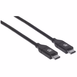Manhattan 355247 câble USB 2 m USB 2.0 USB C Noir