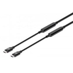 Manhattan 355964 câble USB 3 m USB 3.2 Gen 2 (3.1 Gen 2) USB C Noir