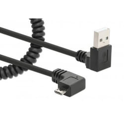 Manhattan 356237 câble USB 1 m USB A Micro-USB B Noir