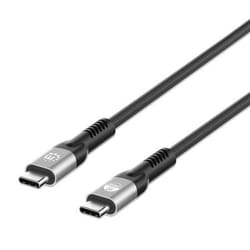 Manhattan 356374 câble USB 1 m USB4 Gen 3x2 USB C Noir