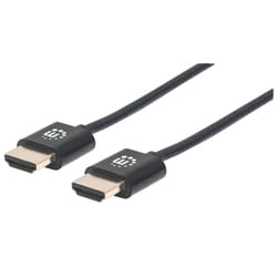 Manhattan 394376 câble HDMI 3 m HDMI Type A (Standard) Noir